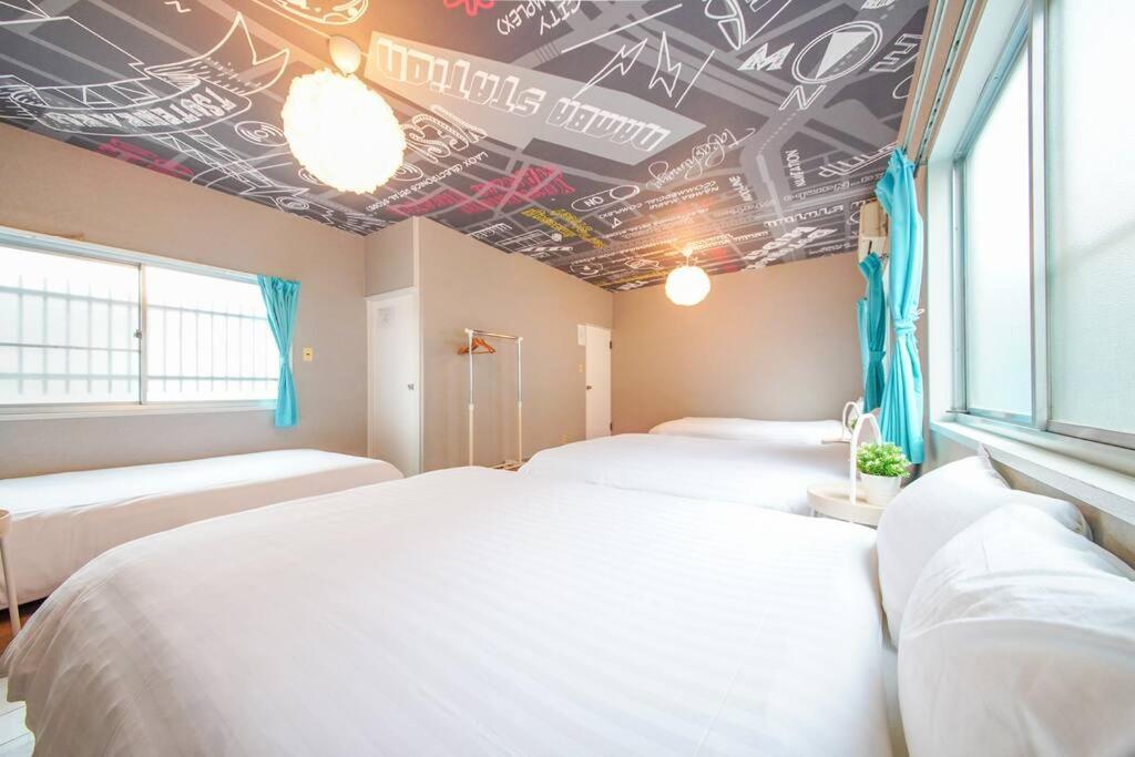 Apartmán Sanacion Namba 難波千日前の5Ldk120平米 駅徒歩2分 広々バルコニーでバーベキューも可能 Ósaka Exteriér fotografie